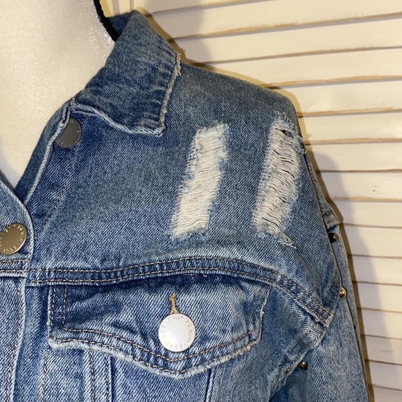 City Chic Embellished Denim Jacket - Picture 3 of 14